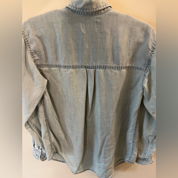 Aritzia Community Lyocell Button Down Shirt - Picture 3 of 6